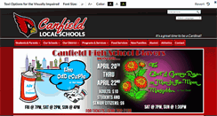 Desktop Screenshot of canfieldschools.net